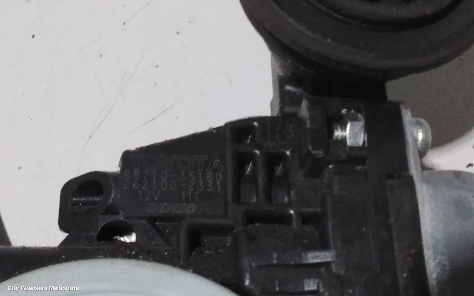 TOYOTA CAMRY LEFT REAR WND REG/MOTOR, ASV50/AVV50, POWER, 12/2011 - 10/2017