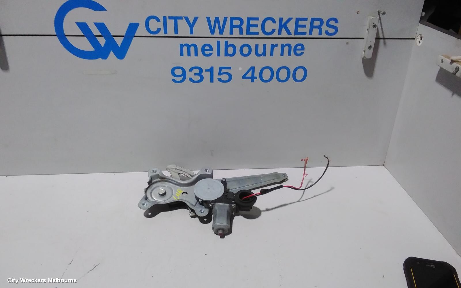 TOYOTA CAMRY LEFT REAR WND REG/MOTOR, ASV50/AVV50, POWER, 12/2011 - 10/2017