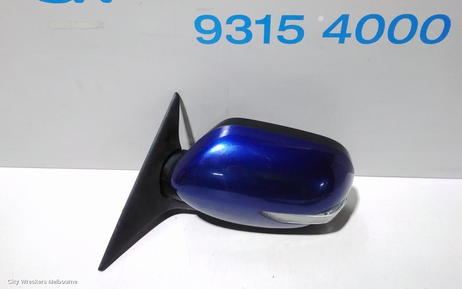 SUBARU LIBERTY LEFT DOOR MIRROR, 4TH GEN, 5 WIRE TYPE, 07/2006 - 08/2009