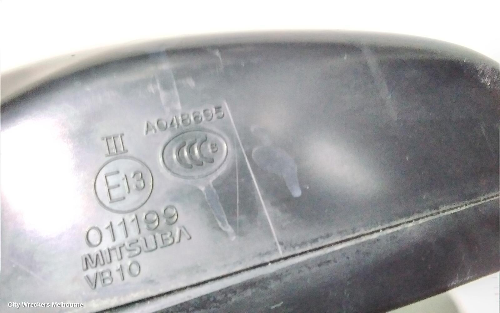 SUBARU LIBERTY LEFT DOOR MIRROR, 4TH GEN, 5 WIRE TYPE, 07/2006 - 08/2009