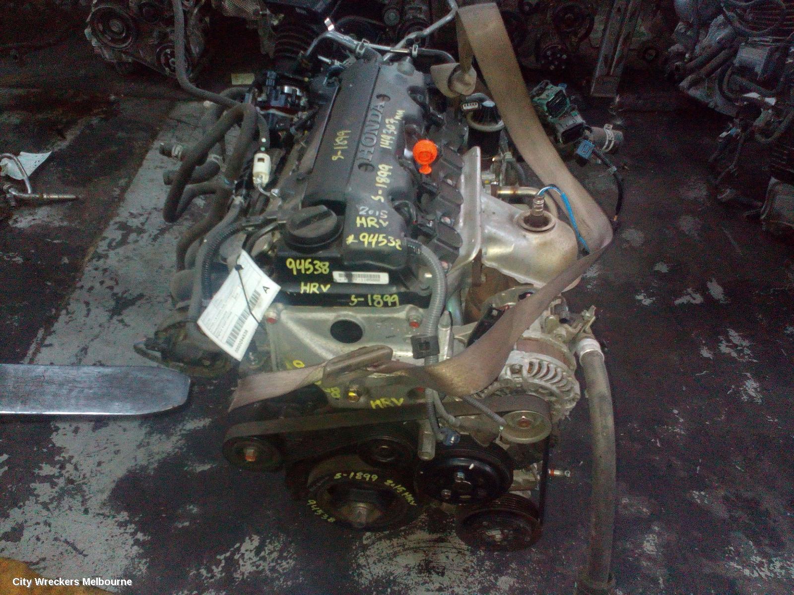 HONDA HRV ENGINE, PETROL, 1.8, R18ZF, RU5, 12/2014 - 10/2021