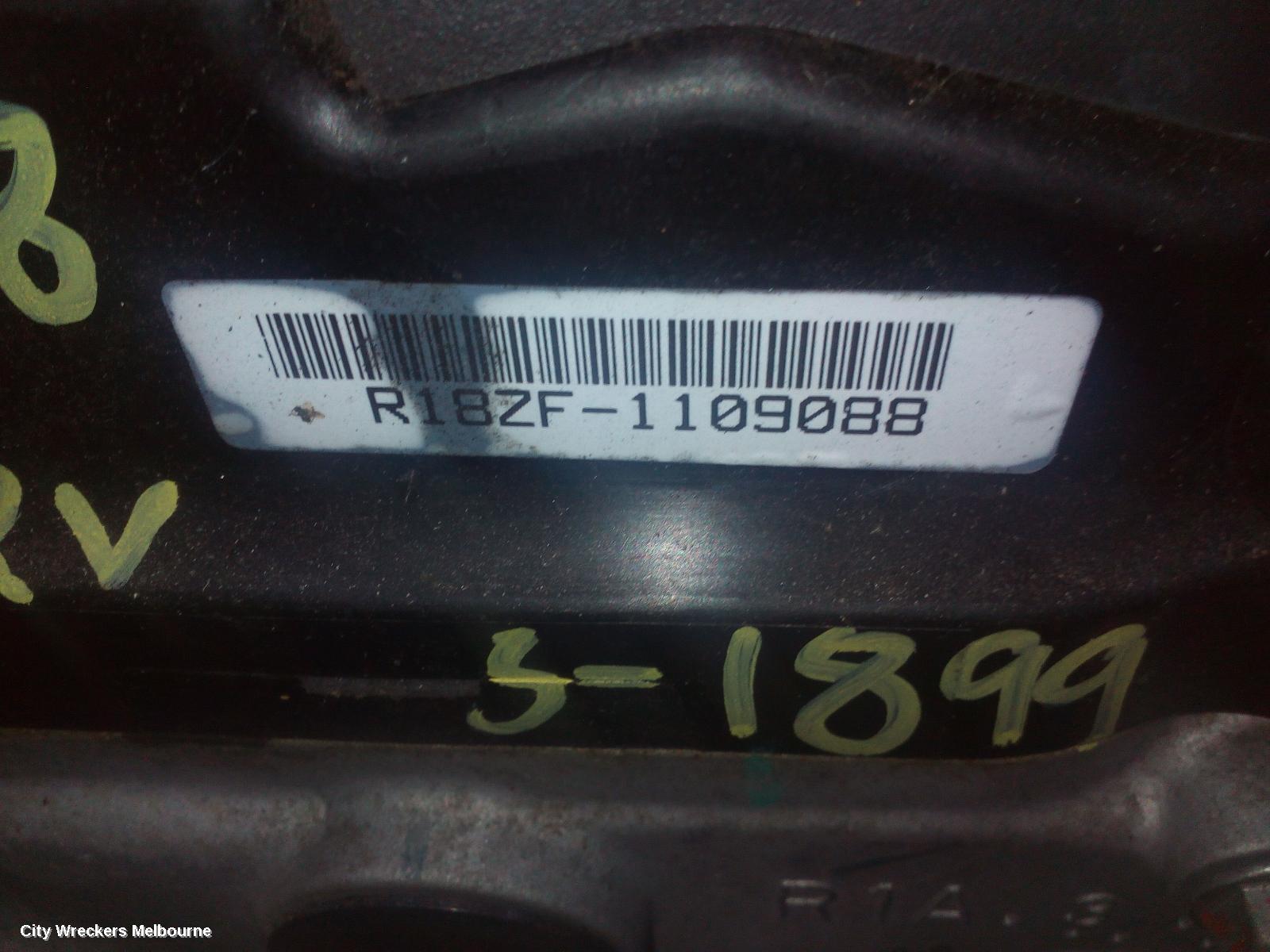 HONDA HRV ENGINE, PETROL, 1.8, R18ZF, RU5, 12/2014 - 10/2021