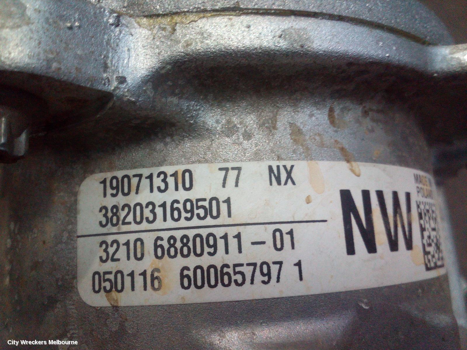 BMW X1 STEERING BOX/RACK, F48, W/ VARIABLE STEERING TYPE, 08/2015 - 06/2022