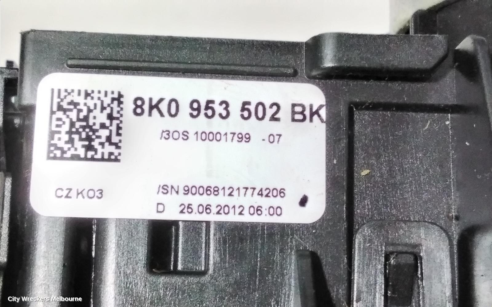 AUDI Q5 COMBINATION SWITCH, COMBINATION SWITCH ASSY, 8R, 03/2009 - 11/2012