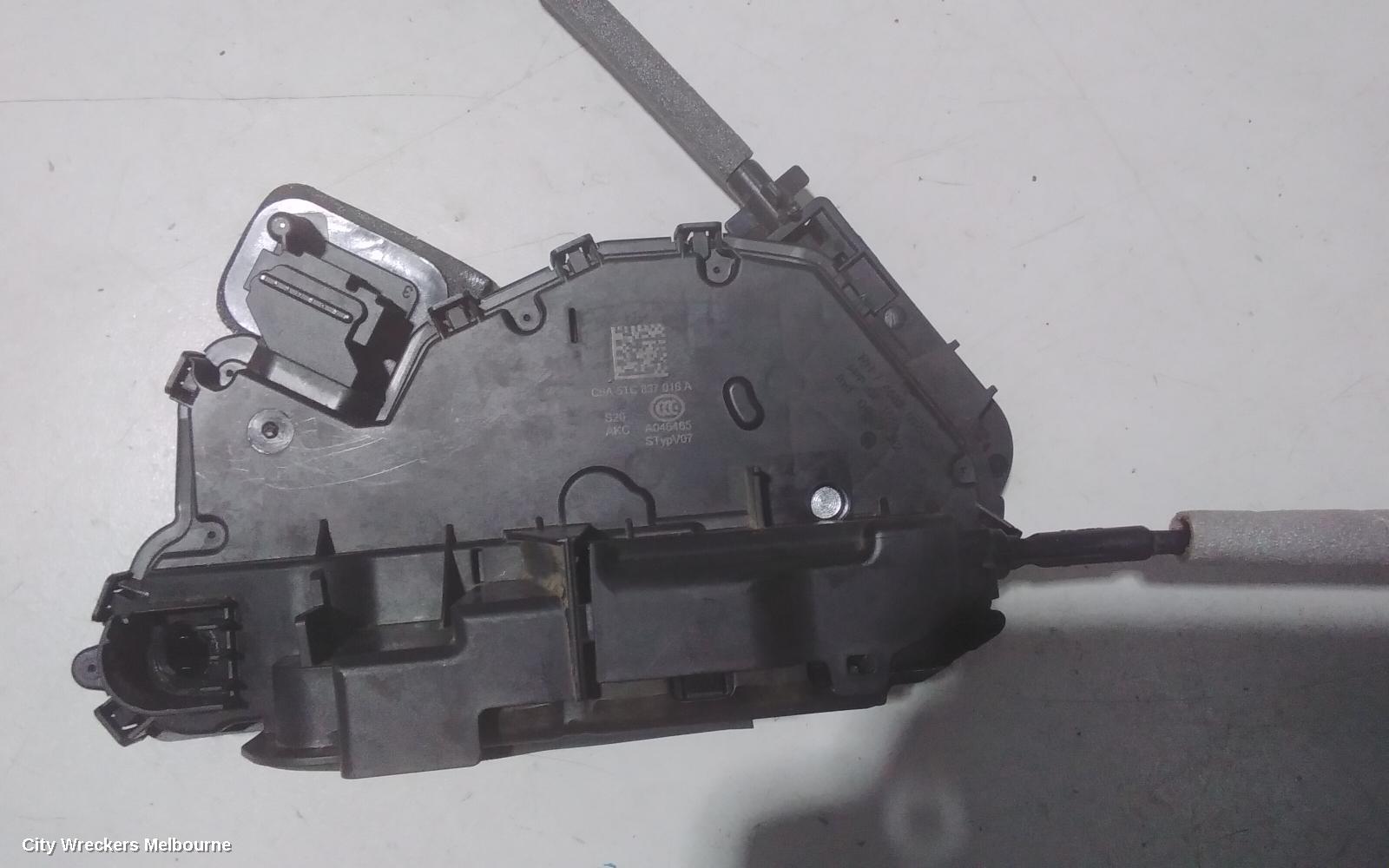 VOLKSWAGEN CADDY DOOR/BOOT/GATE LOCK, RIGHT FRONT DOOR LOCK, 2KN, 07/2015 - 02/2021
