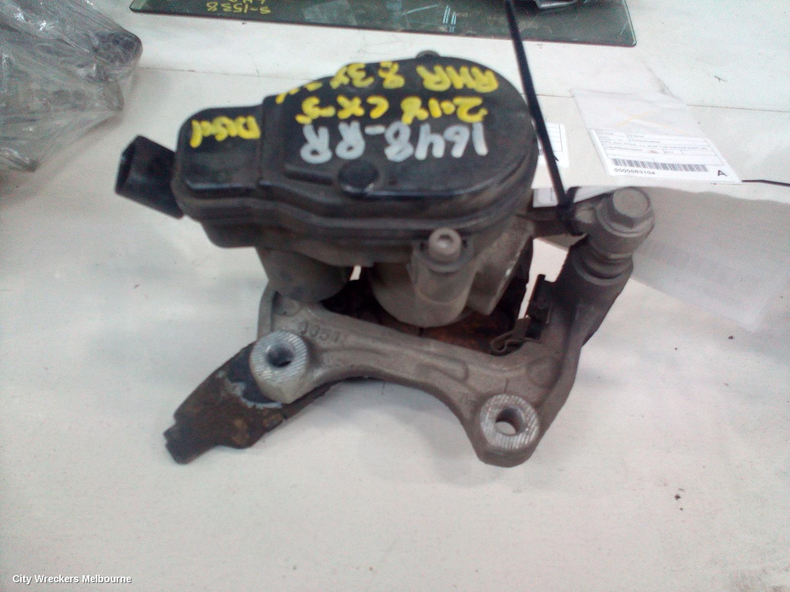 MAZDA CX5 CALIPER, RH REAR, KF, 02/2017 ONWARDS