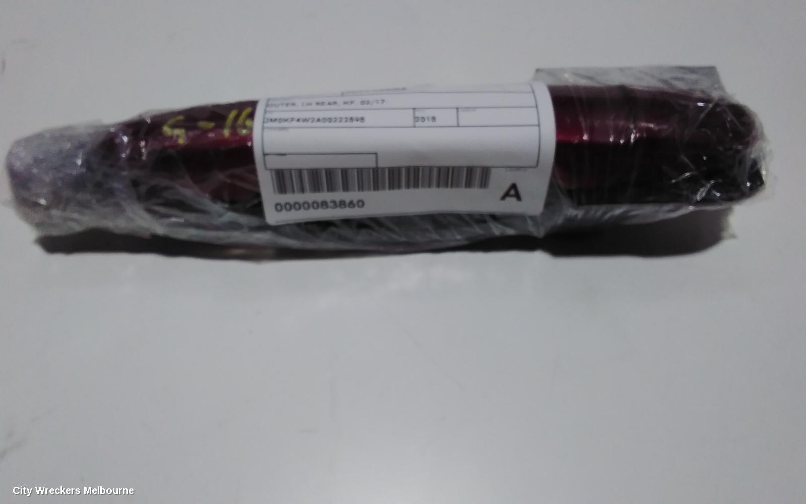 MAZDA CX5 DOOR HANDLE, OUTER, LH REAR, KF, 02/2017 ONWARDS