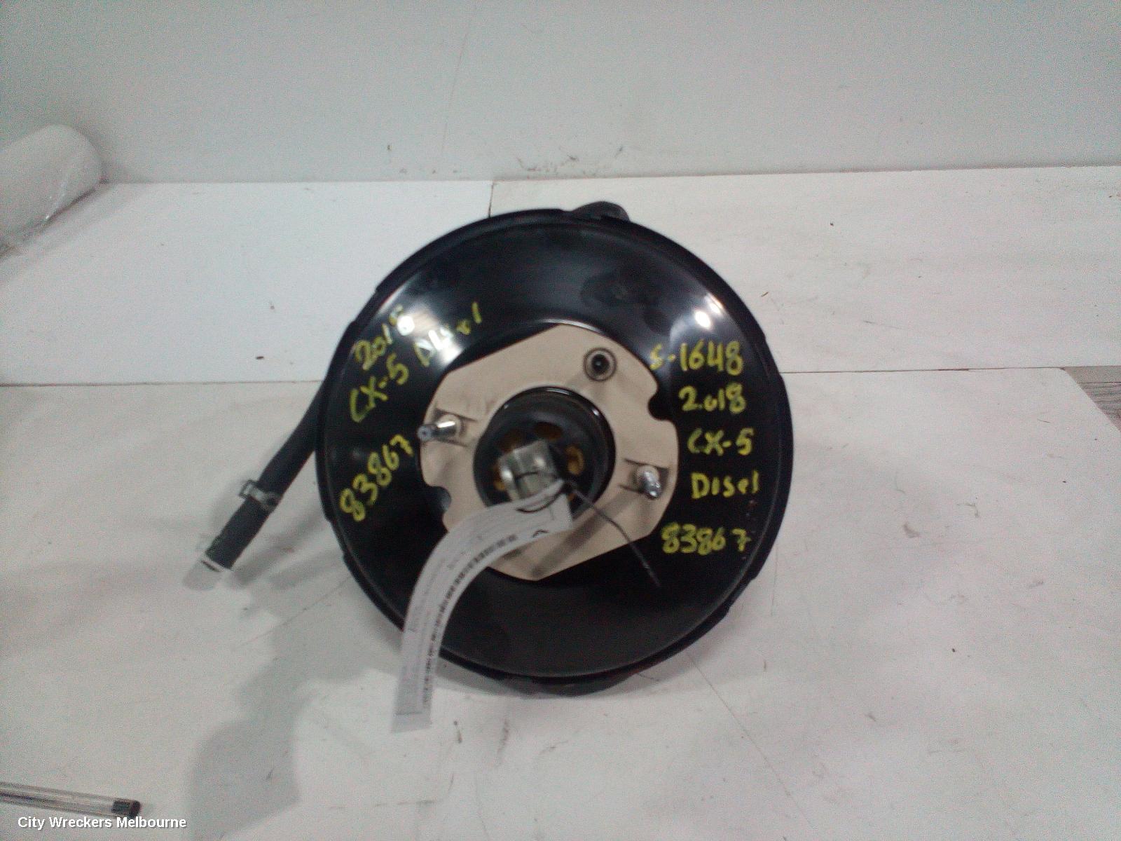 MAZDA CX5 BRAKE BOOSTER, KF, 02/2017 - 03/2026