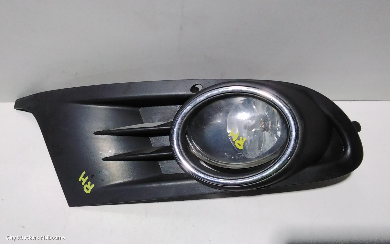 VOLKSWAGEN GOLF RIGHT INDICATOR/FOG/SIDE, BUMPER FOGLAMP, GEN 6, STANDARD TYPE, 12/2008 - 03/2013