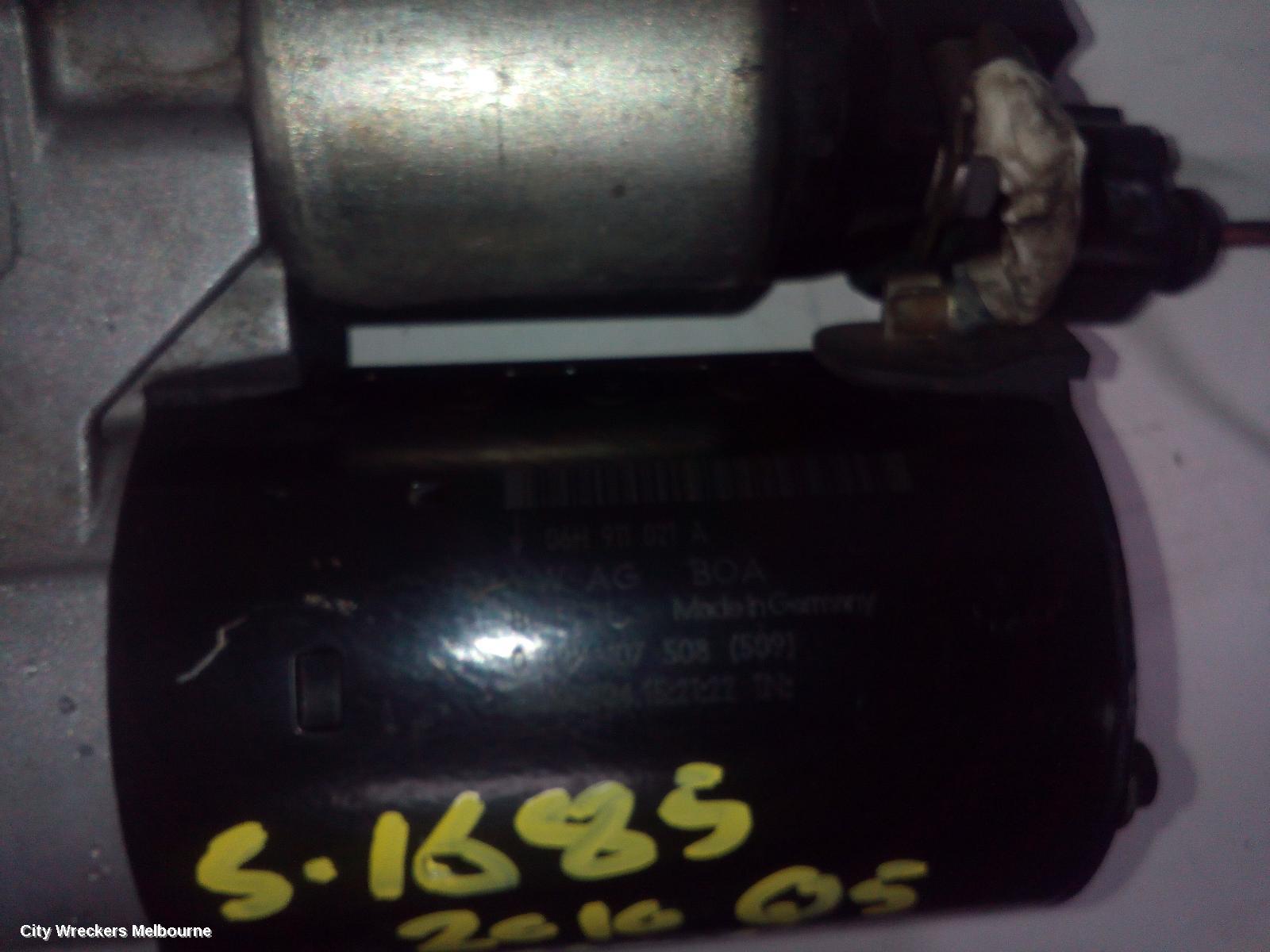 AUDI Q5 STARTER, PETROL, 2.0, CDNB/CDNC CODE, BOSCH, 8R, 03/2009 - 11/2012