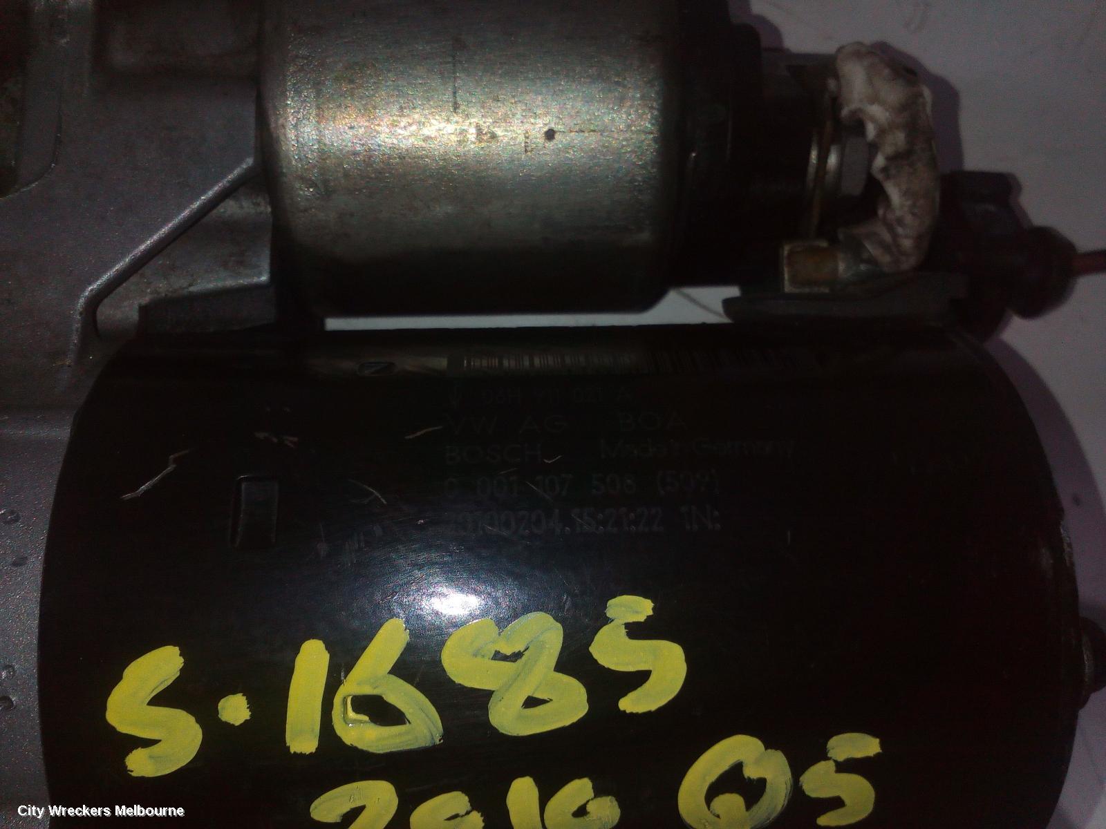 AUDI Q5 STARTER, PETROL, 2.0, CDNB/CDNC CODE, BOSCH, 8R, 03/2009 - 11/2012