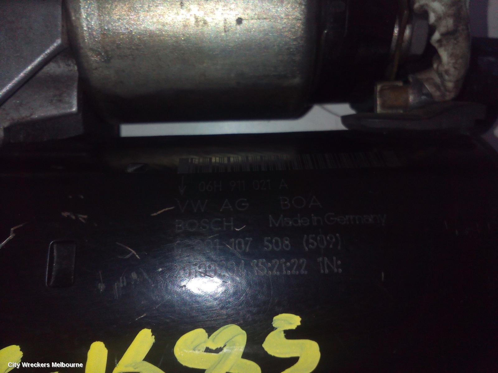 AUDI Q5 STARTER, PETROL, 2.0, CDNB/CDNC CODE, BOSCH, 8R, 03/2009 - 11/2012