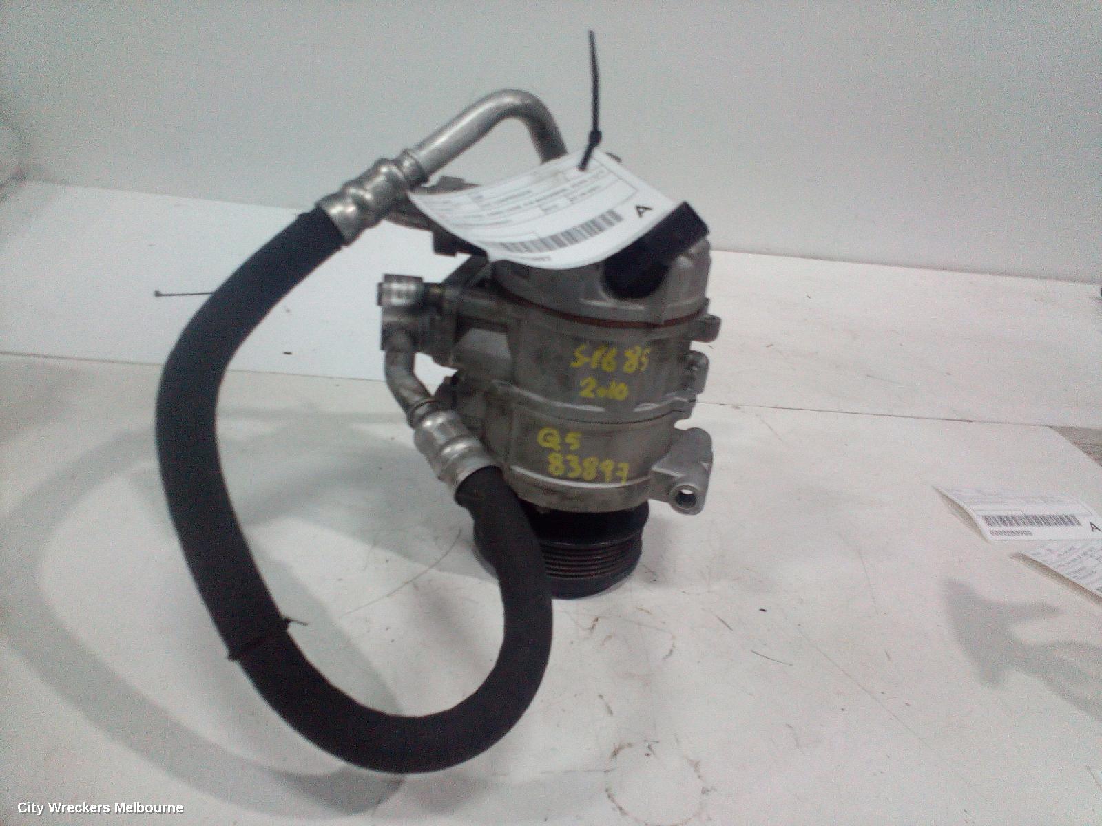 AUDI Q5 A/C COMPRESSOR, 8R, 2.0, PETROL, CDNC CODE, P/N 8K0260805L, 03/2009 - 11/2012