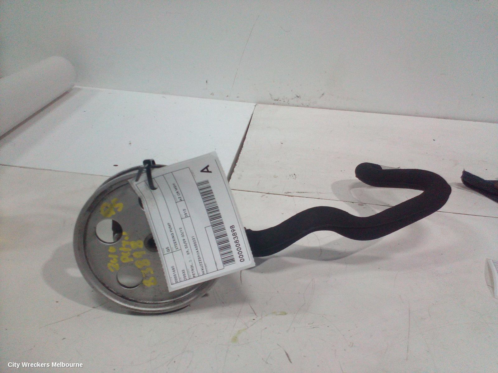 AUDI Q5 STEERING PUMP, PETROL, 2.0, 8R, 03/2009 - 03/2012