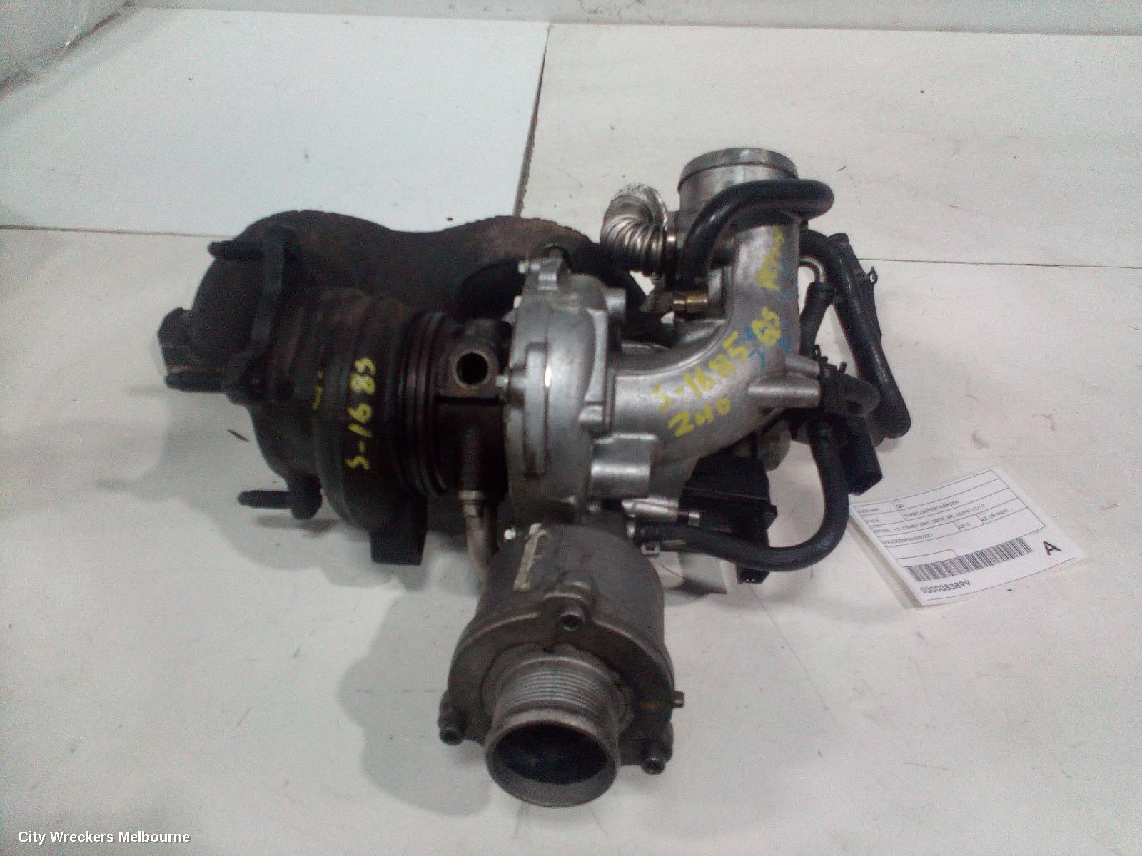 AUDI Q5 TURBO SUPERCHARGER, PETROL, 2.0, CDNB/CDNC CODE, 8R, 03/2009 - 10/2012