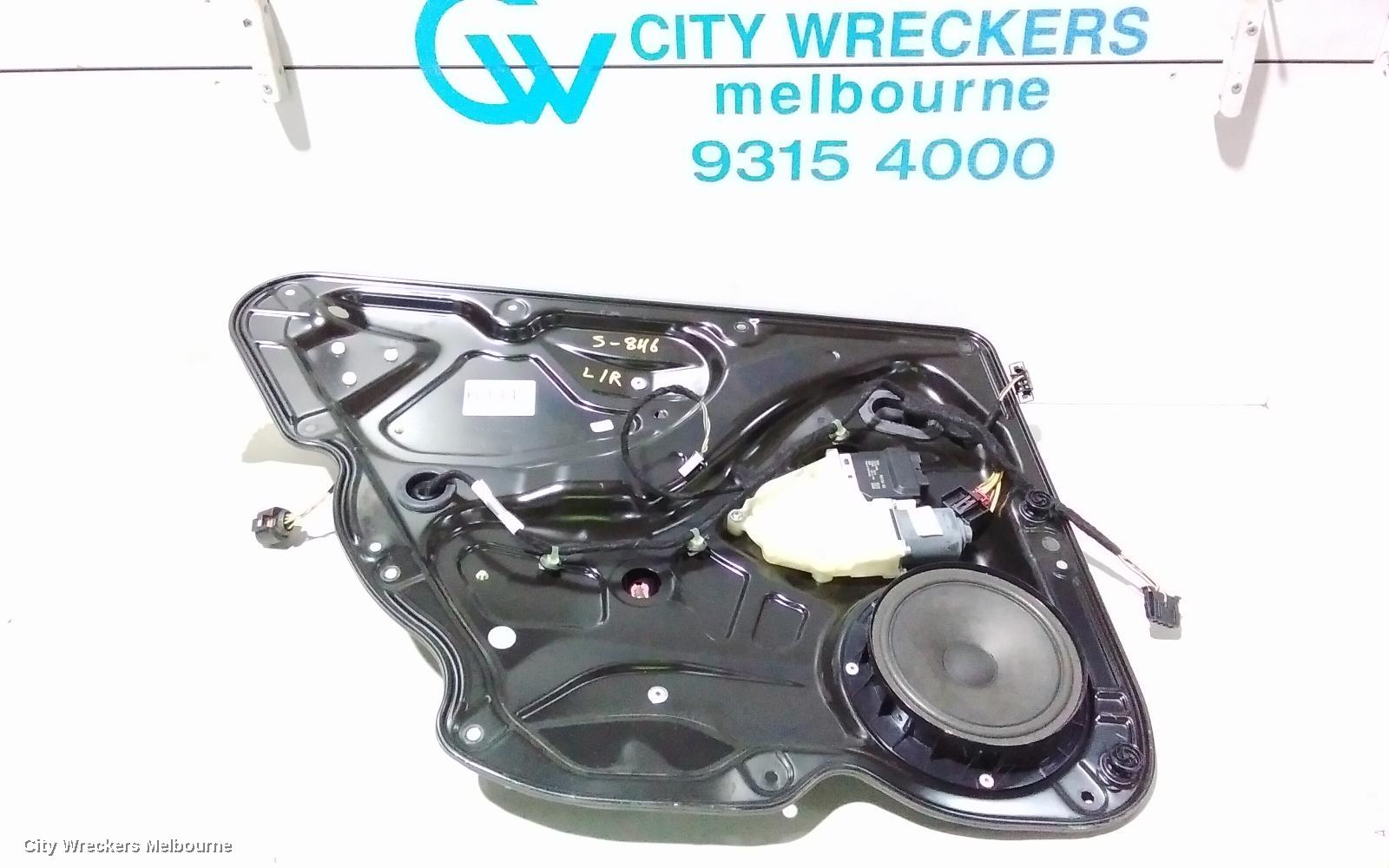 VOLKSWAGEN PASSAT LEFT REAR WND REG/MOTOR, 3C/MK6 B7, SEDAN, 09/2010 - 05/2015