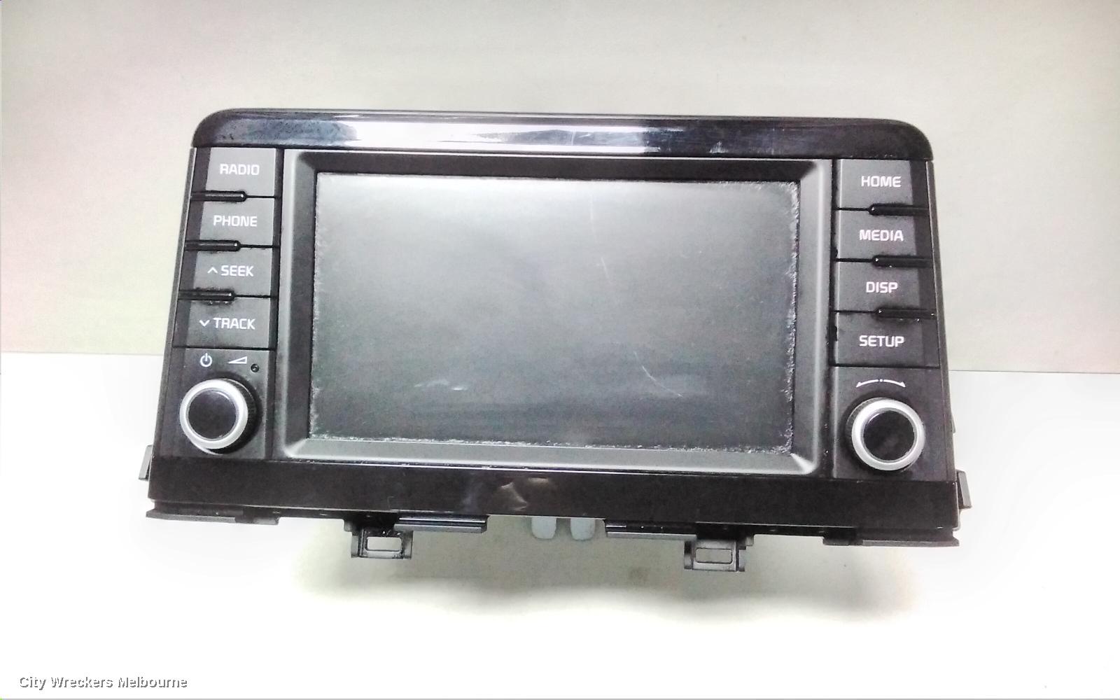 KIA PICANTO RADIO/CD/DVD/SAT/TV, HEAD UNIT, 7IN, JA, 05/2017 - 07/2020