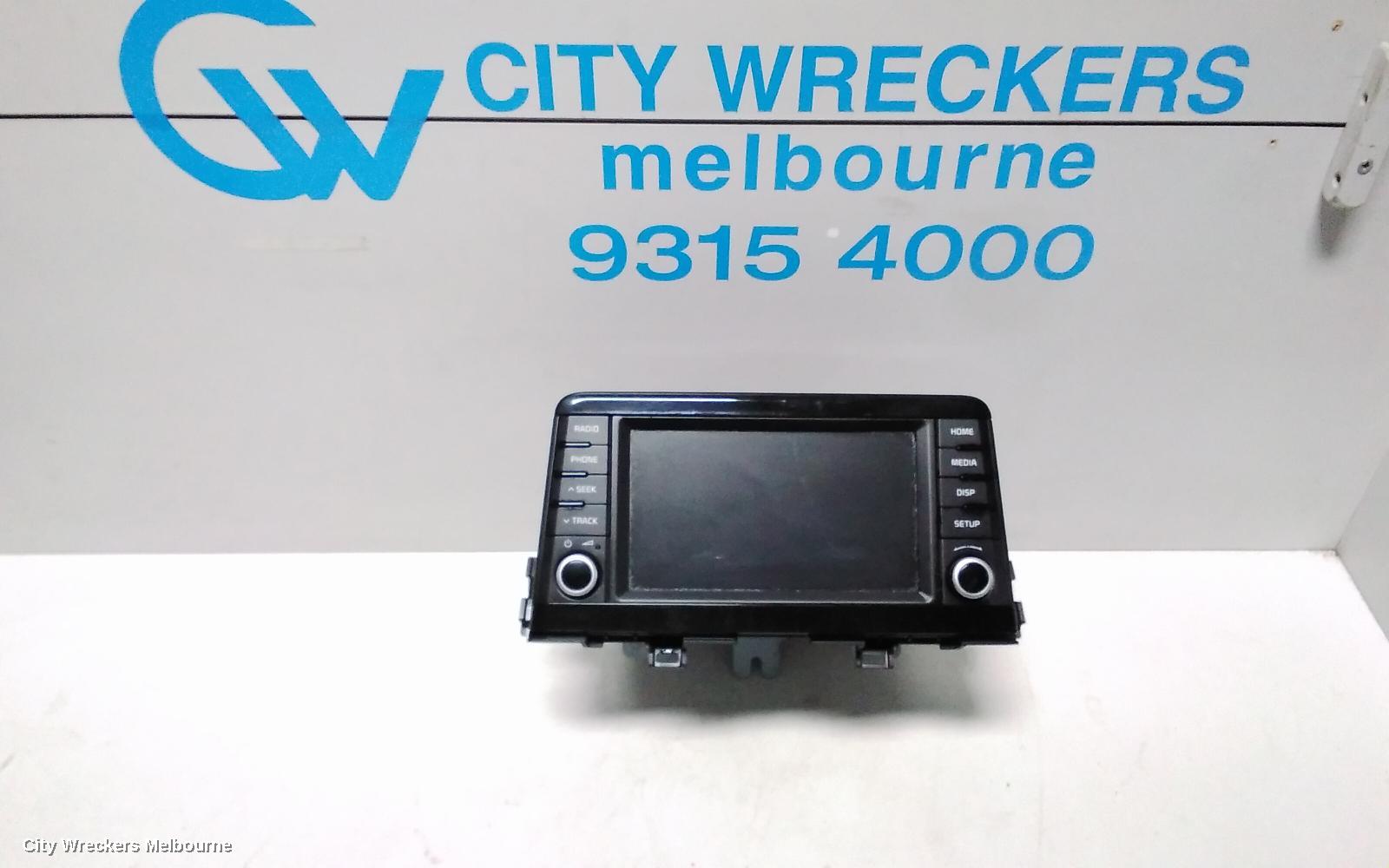 KIA PICANTO RADIO/CD/DVD/SAT/TV, HEAD UNIT, 7IN, JA, 05/2017 - 07/2020