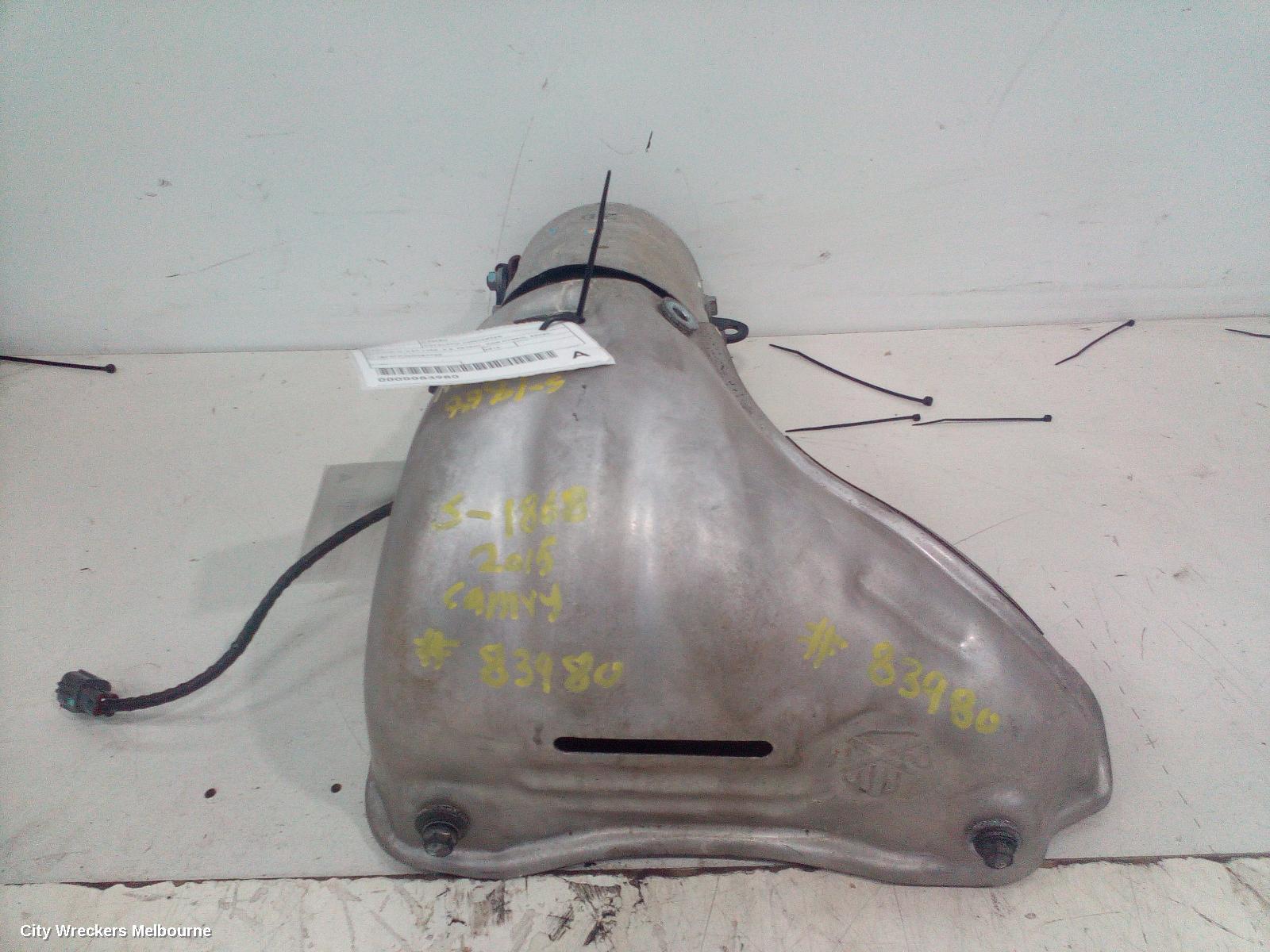 TOYOTA CAMRY CATALYTIC CONVERTER, MANIFOLD-CAT TYPE, 2.5, PETROL, NON HYBRID, ASV50, 05/2015 - 10/2017