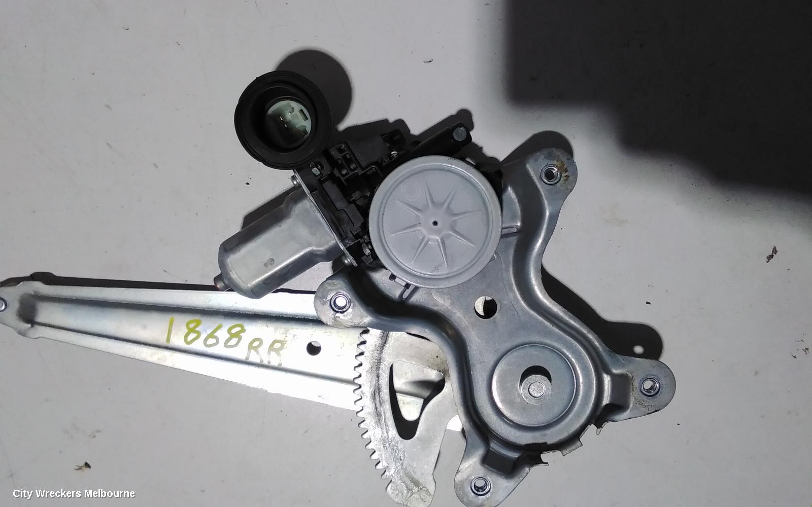TOYOTA CAMRY RIGHT REAR WND REG/MOTOR, ASV50/AVV50, POWER, 12/2011 - 10/2017