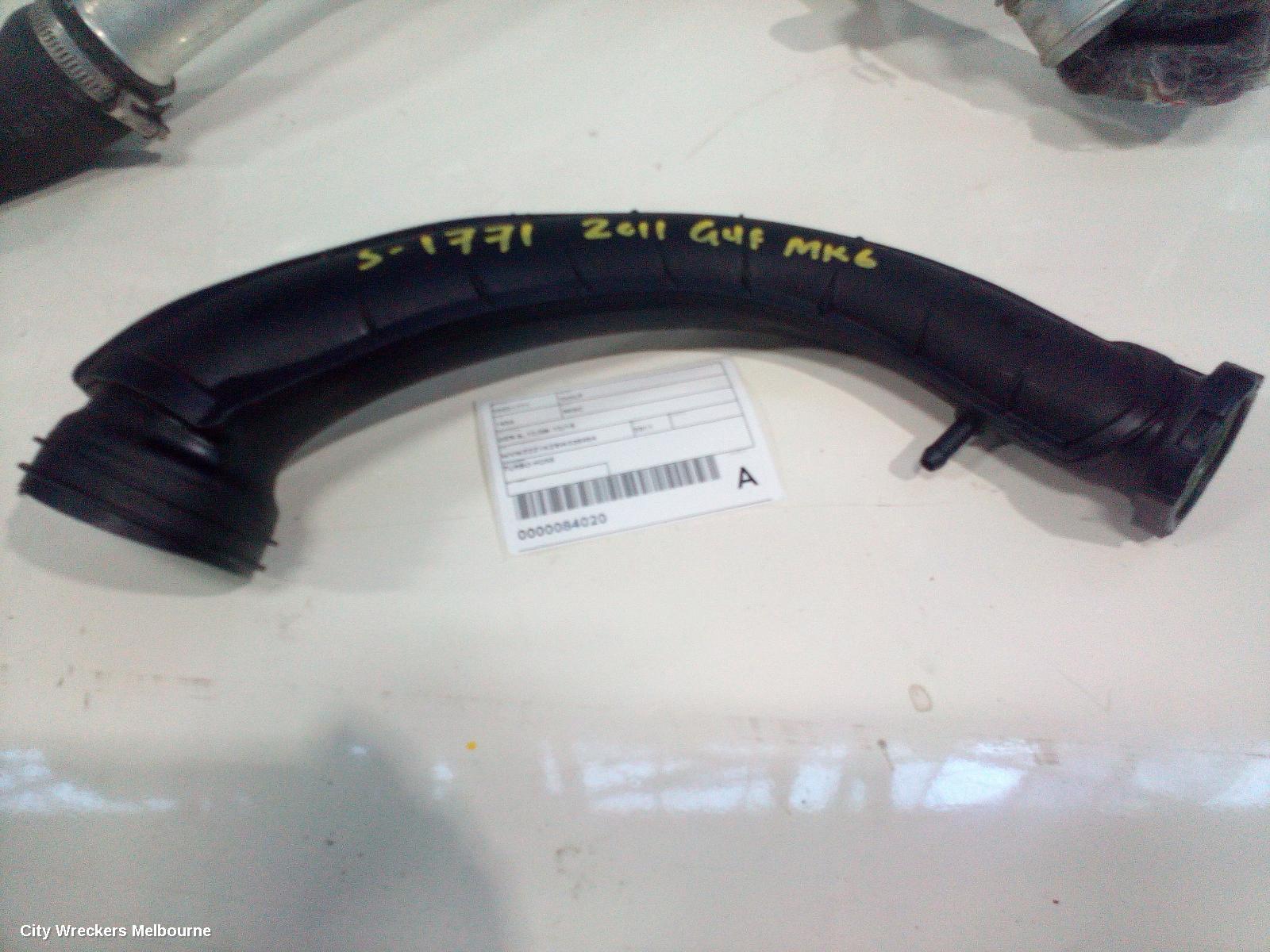 VOLKSWAGEN GOLF, GEN 6, 10/2008 - 12/2015, TURBO HOSE : 84020