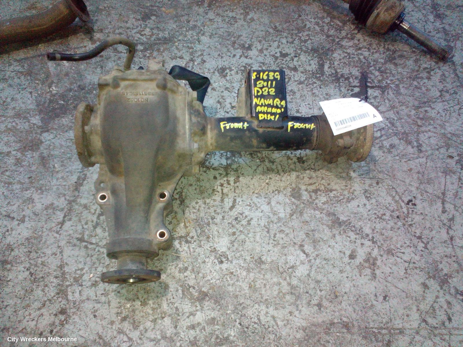 NISSAN NAVARA DIFFERENTIAL CENTRE, D22, DIESEL, 2.5, YD25, FRONT, 3.9 RATIO, 04/1997 - 08/2015