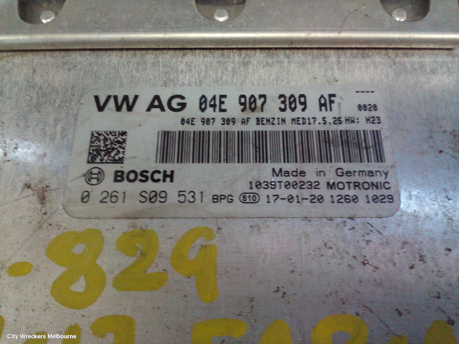 SKODA FABIA ECU, ENGINE ECU, 1.2, PETROL, TURBO, CJZA CODE, ECU ONLY, NJ, 01/2015 ONWARDS