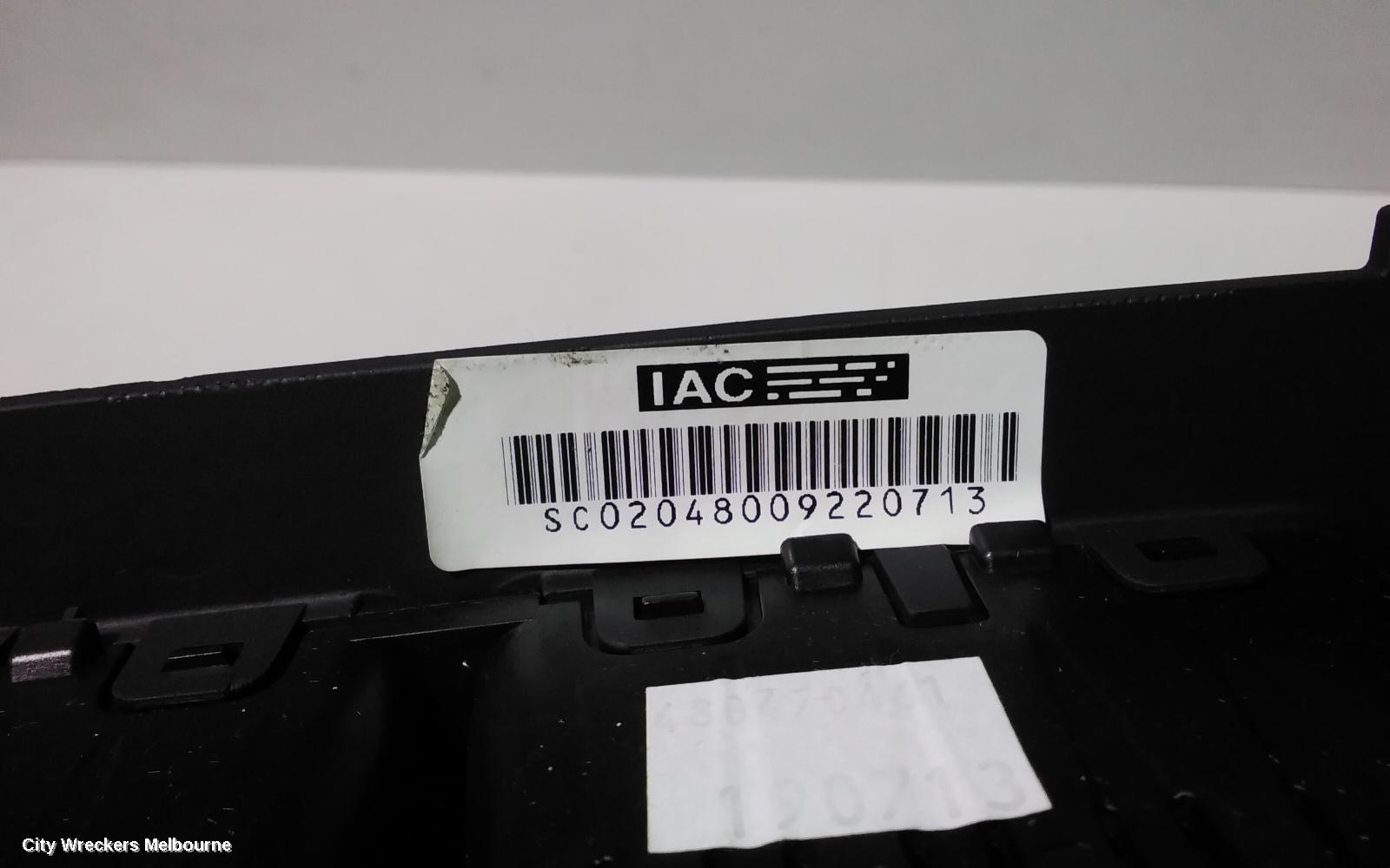 LAND ROVER RANGEROVER EVOQUE CONSOLE, L538, 11/2011 - 01/2019