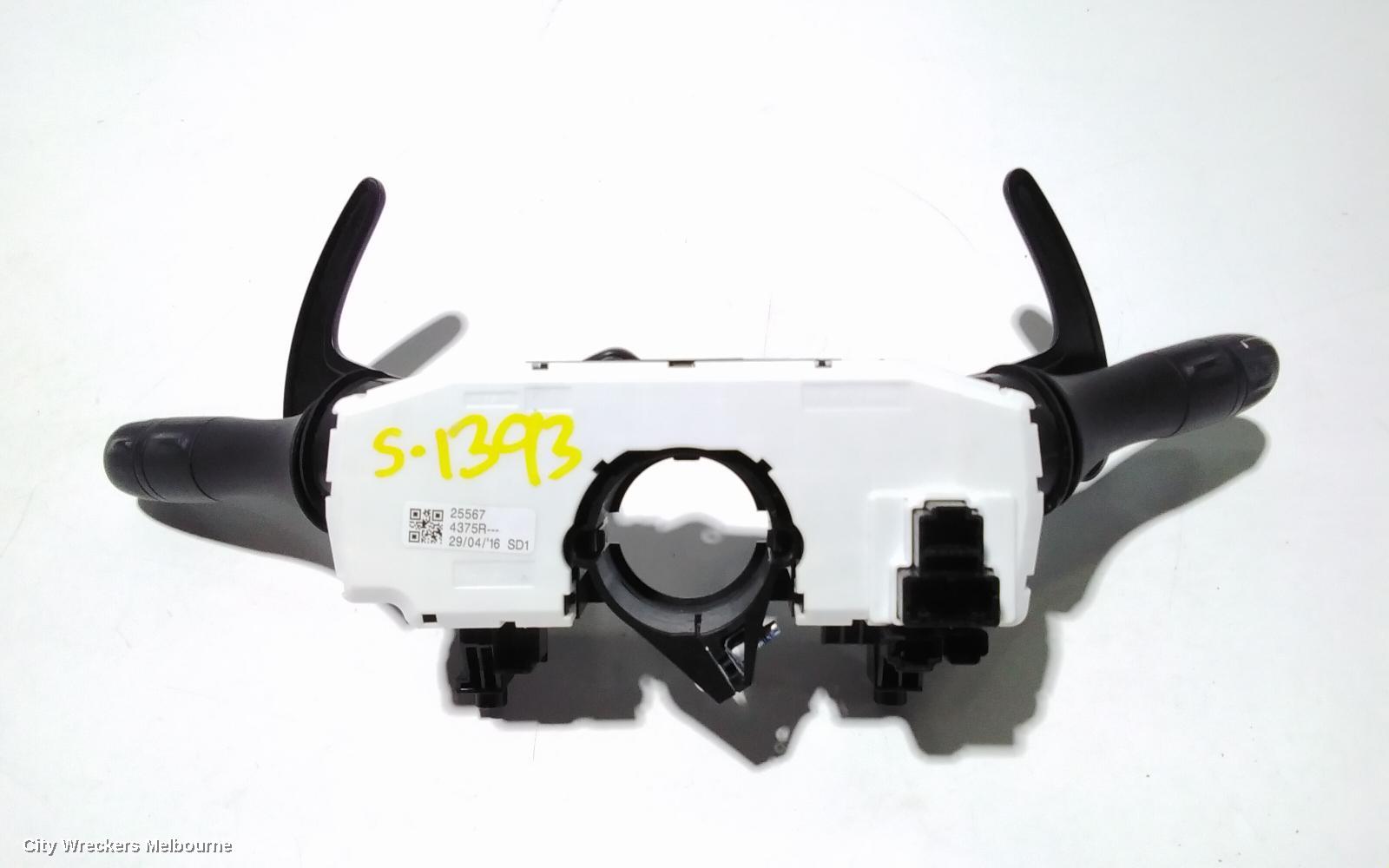 RENAULT MEGANE COMBINATION SWITCH, COMBINATION SWITCH ASSY, BFB/LFF/KFB, 06/2016 - 02/2020