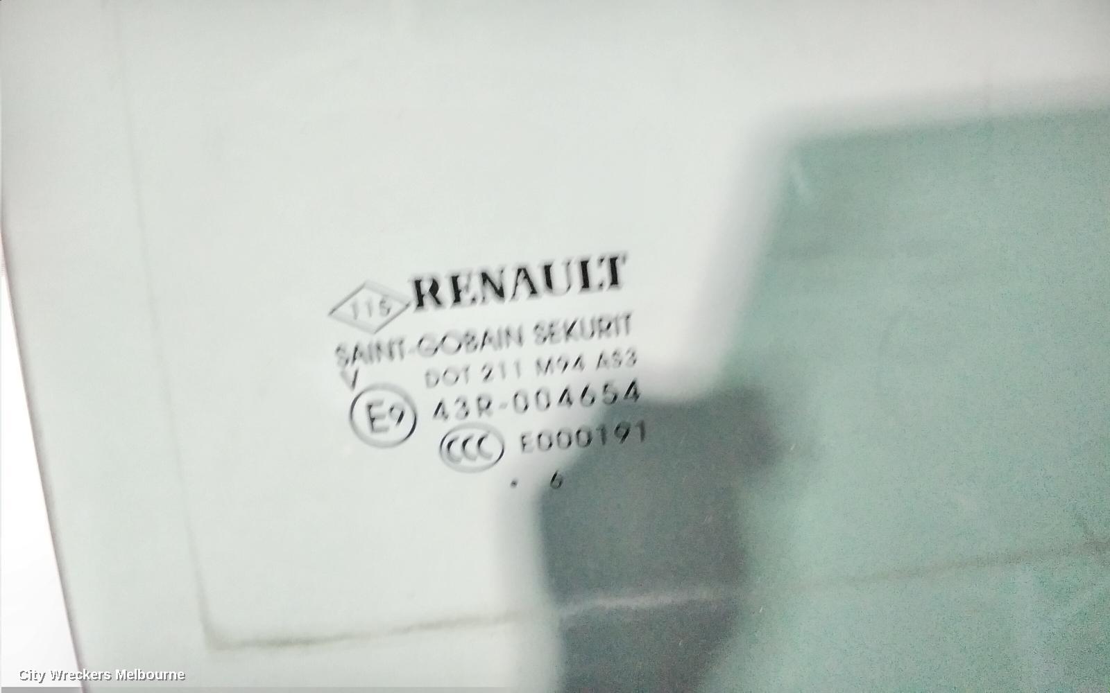 RENAULT MEGANE LEFT REAR DOOR WINDOW, GEN 4, 06/2016 - 02/2020