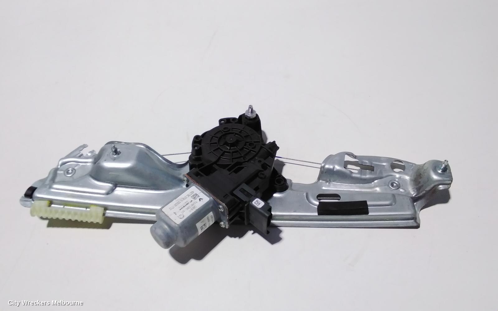 RENAULT MEGANE LEFT REAR WND REG/MOTOR, GEN 4, 06/2016 - 02/2020