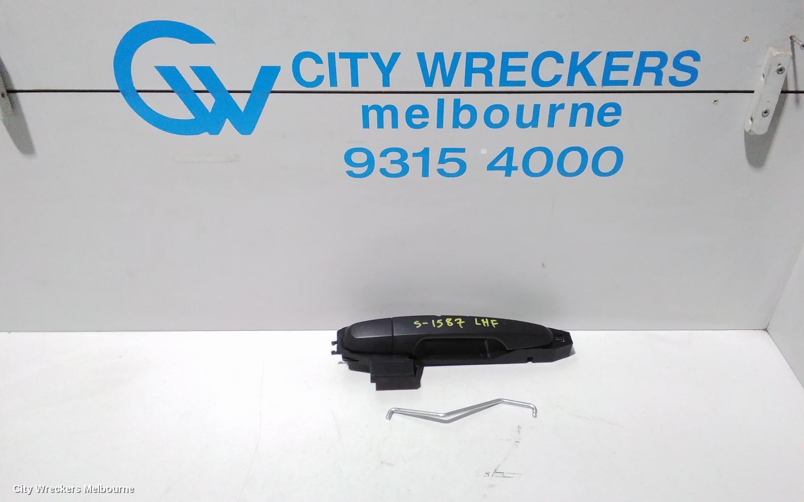 MITSUBISHI TRITON DOOR HANDLE, OUTER, LH FRONT/LH REAR, BLACK, GLX, MQ, 04/2015 ONWARDS