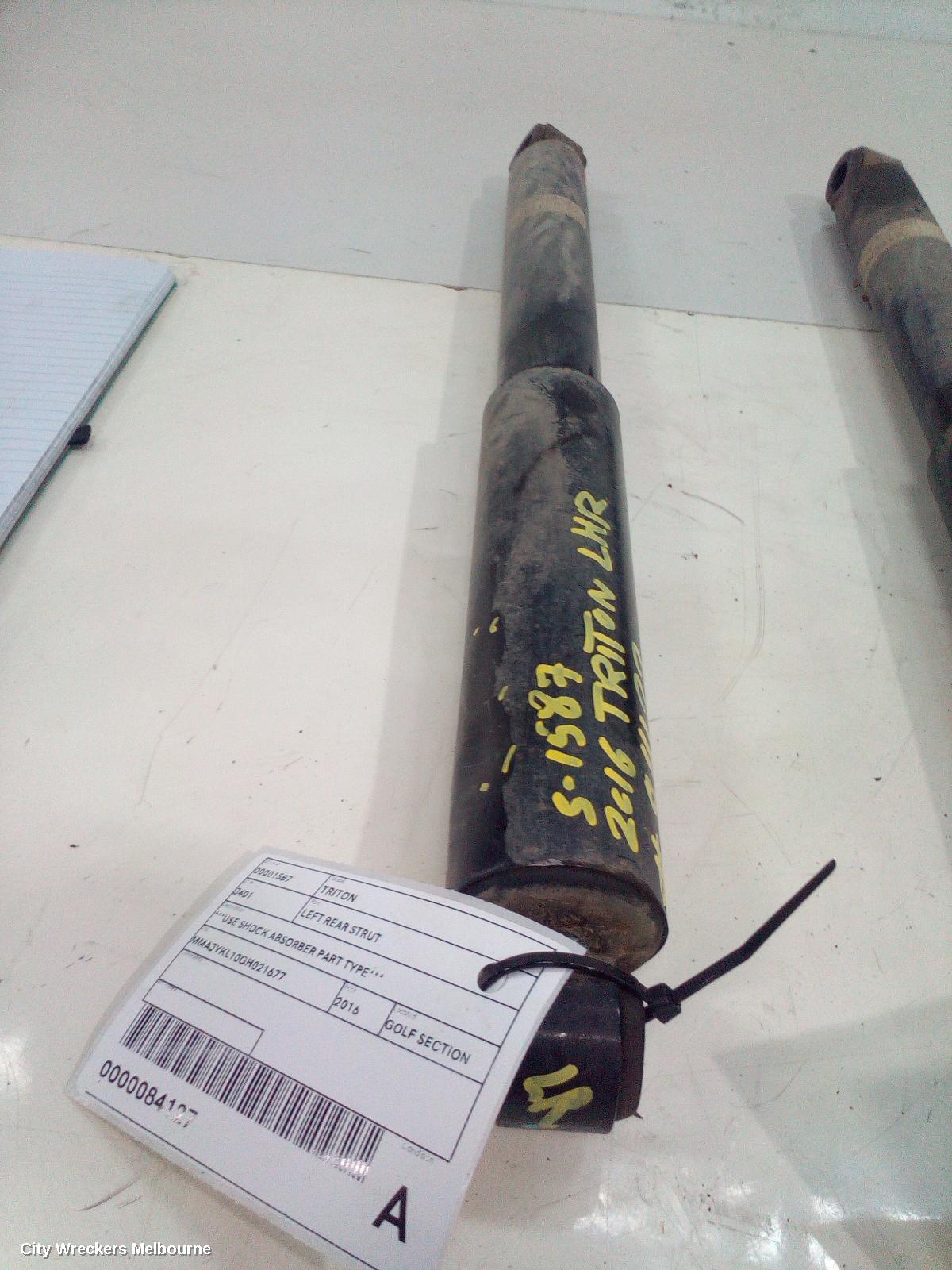 MITSUBISHI TRITON LEFT REAR STRUT, ***USE SHOCK ABSORBER PART TYPE***