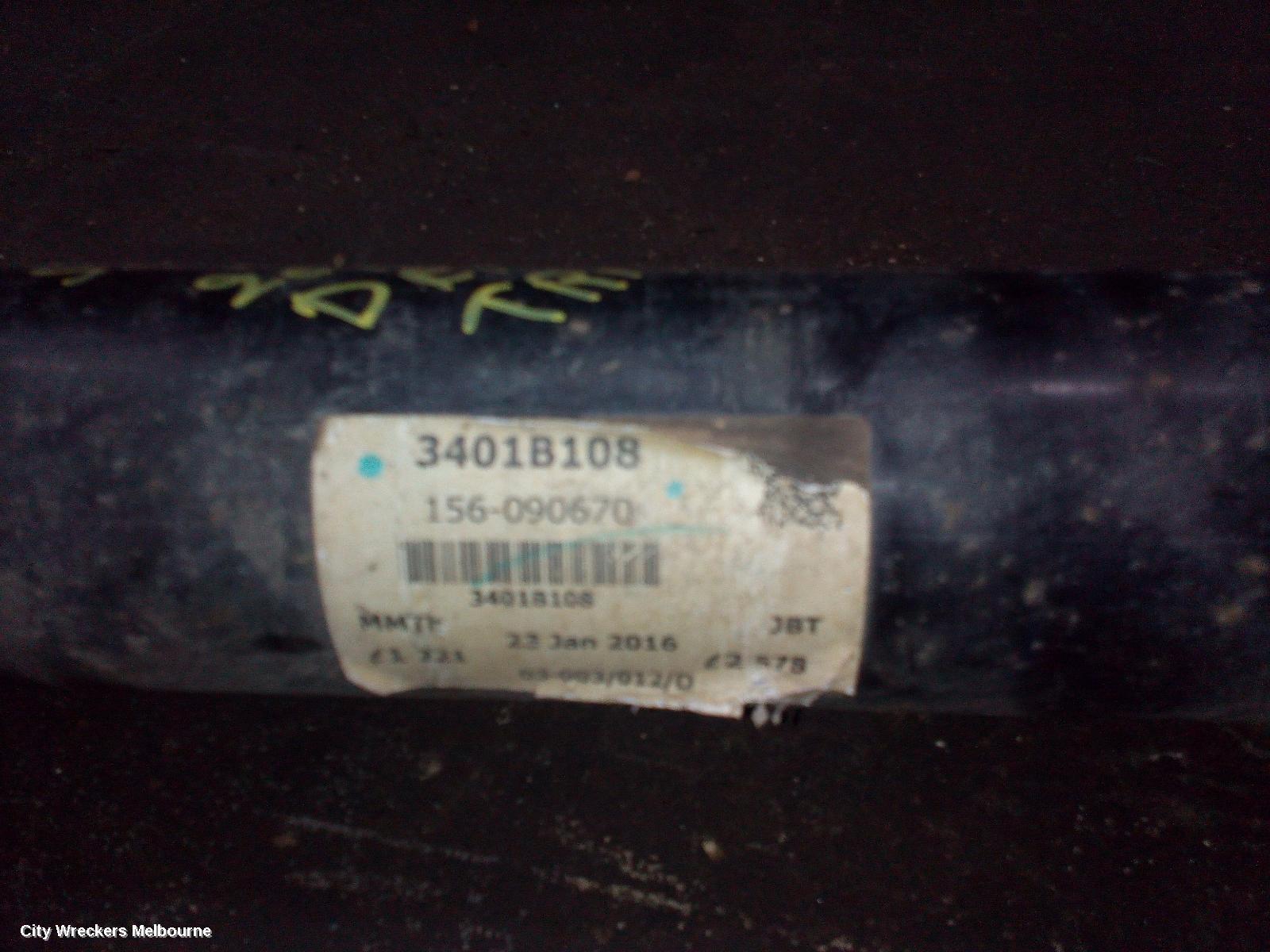MITSUBISHI TRITON REAR DRIVE SHAFT, 2.4, DIESEL, AUTO T/M, EASY SELECT 4WD TYPE, MQ-MR, 03/2015 ONWARDS