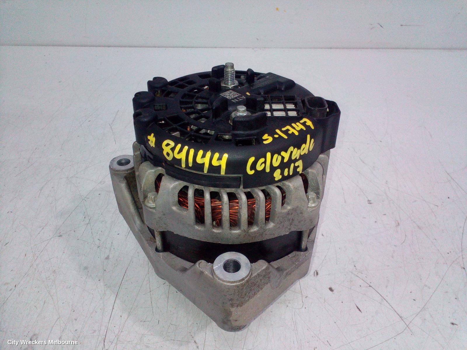HOLDEN COLORADO ALTERNATOR, DIESEL, RG/RG 7, 01/2012 - 12/2020