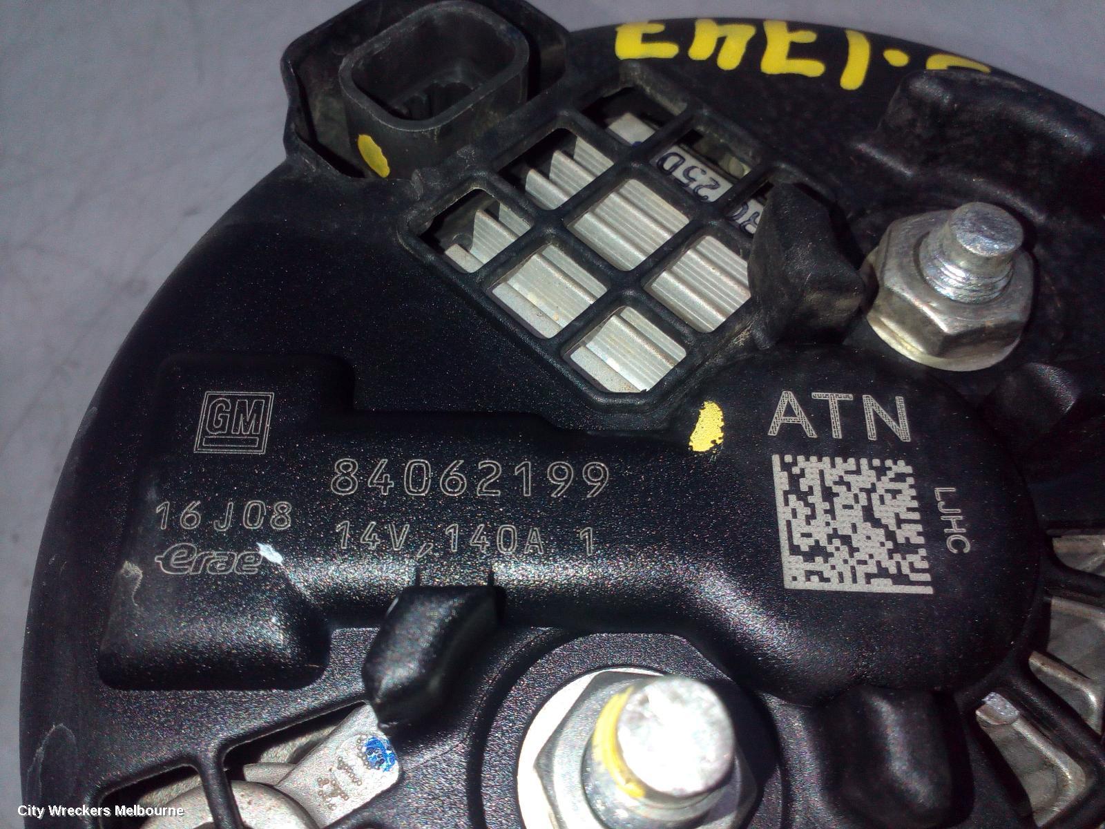 HOLDEN COLORADO ALTERNATOR, DIESEL, RG/RG 7, 01/2012 - 12/2020