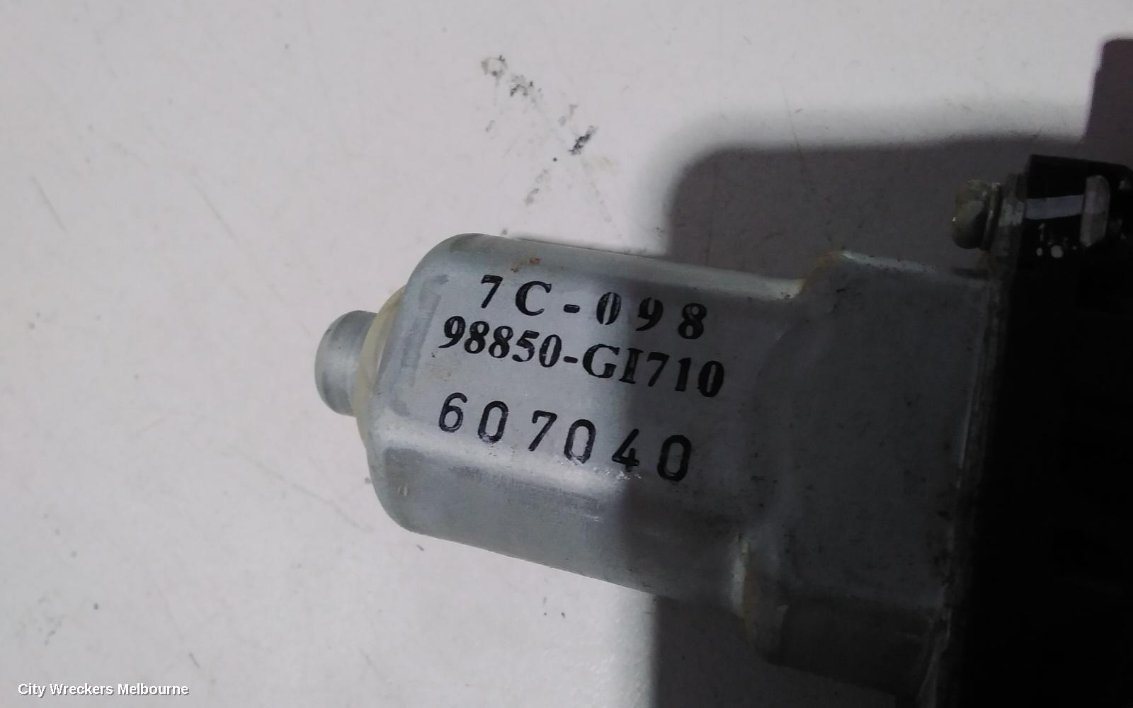 HOLDEN COLORADO LEFT FRONT WINDOW REG/MOTOR, RG, DOOR REG ASSY (REG AND MOTOR), 07/2016 - 12/2020