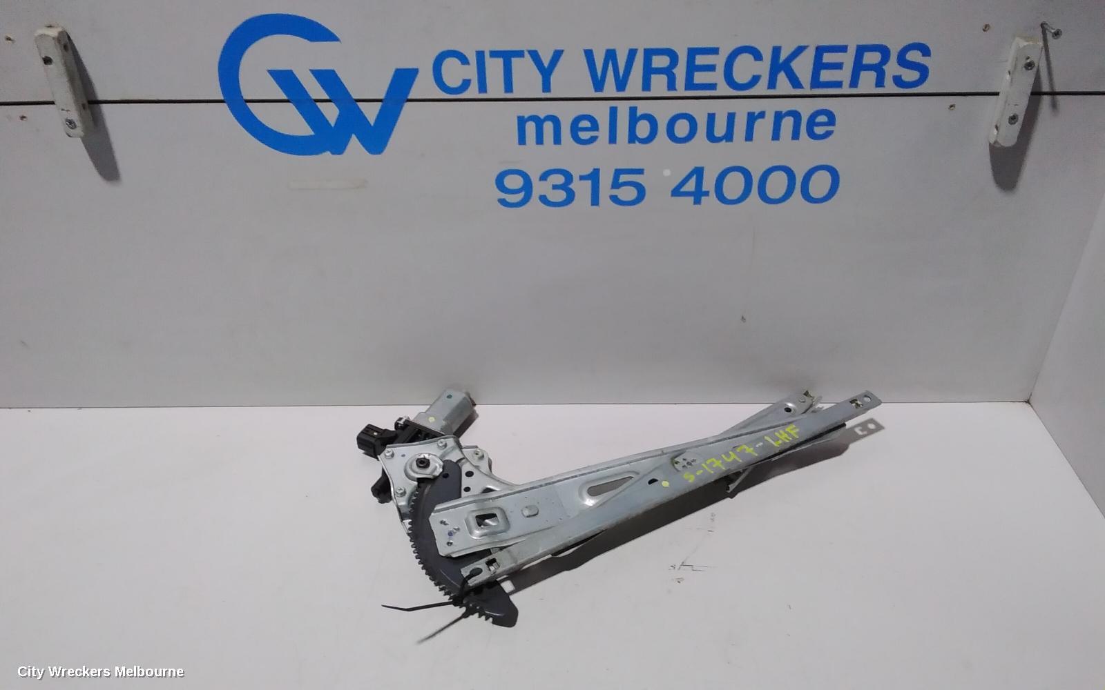 HOLDEN COLORADO LEFT FRONT WINDOW REG/MOTOR, RG, DOOR REG ASSY (REG AND MOTOR), 07/2016 - 12/2020