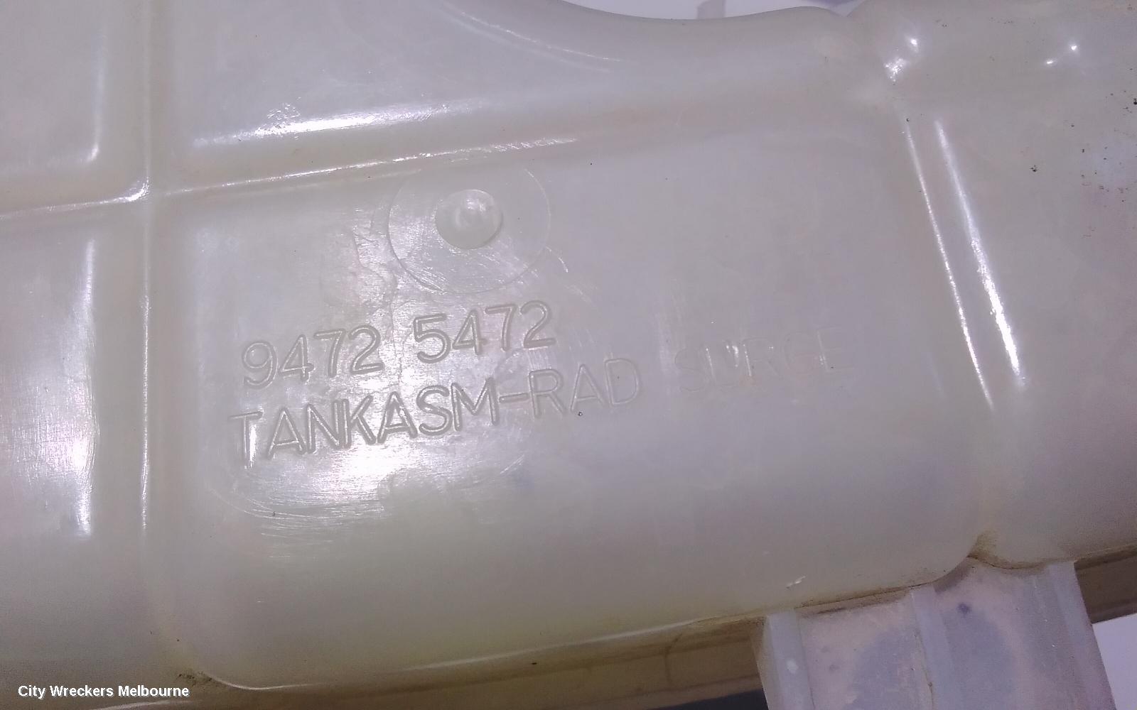 HOLDEN COLORADO OVERFLOW BOTTLE, RG, 06/2012 - 12/2020
