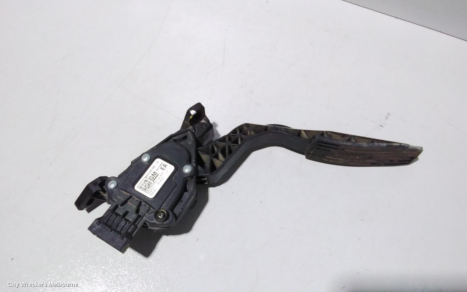 HOLDEN COLORADO PEDAL ASSEMBLY, ACCELERATOR PEDAL, RG, 01/2012 - 12/2020