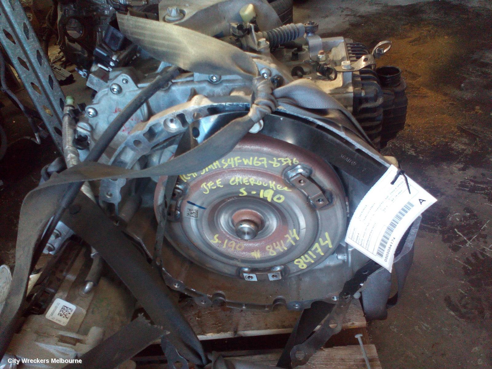 JEEP CHEROKEE TRANS/GEARBOX, AUTO, AWD, PETROL, 3.2, NO TRANSFER CASE, KL, 02/2014 - 11/2022