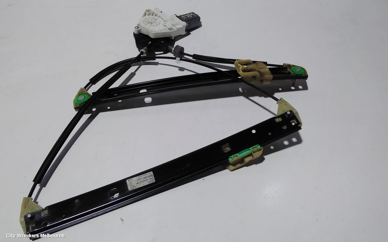 AUDI Q3 LEFT FRONT WINDOW REG/MOTOR, 8U, 03/2012 - 12/2018