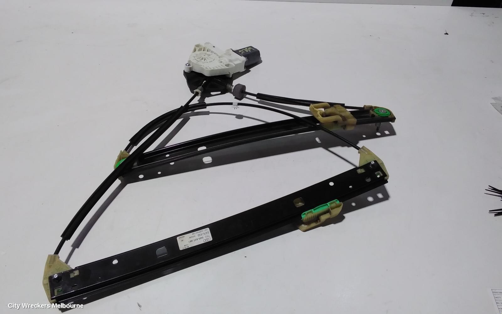 AUDI Q3 LEFT FRONT WINDOW REG/MOTOR, 8U, 03/2012 - 12/2018