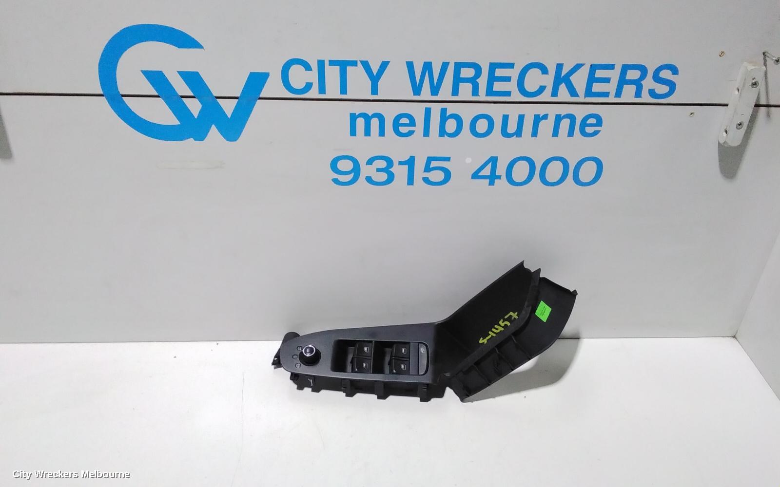 AUDI A4 PWR DR WIND SWITCH, RH FRONT (MASTER SWITCH), B8 8K, 02/2008 - 06/2012