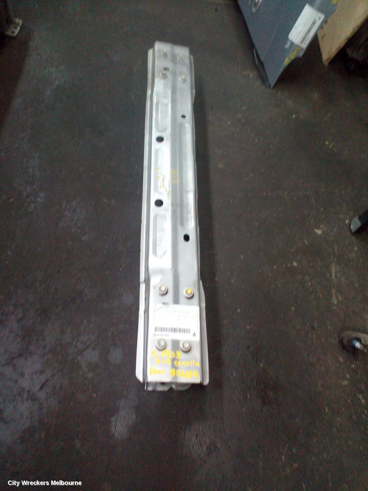 TOYOTA COROLLA R/BAR BRACKET/REINFO, REINFORCEMENT, ZRE182R/ZWE186R, HATCH, 10/2012 - 06/2018