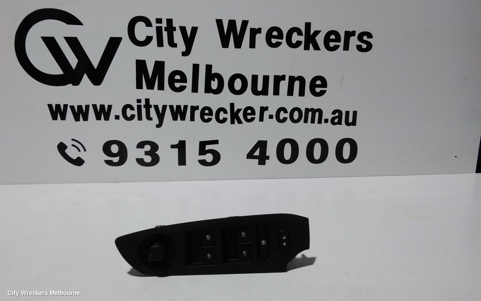 HOLDEN TRAX PWR DR WIND SWITCH, RH FRONT (MASTER SWITCH), TJ SERIES, 08/2013 - 12/2020