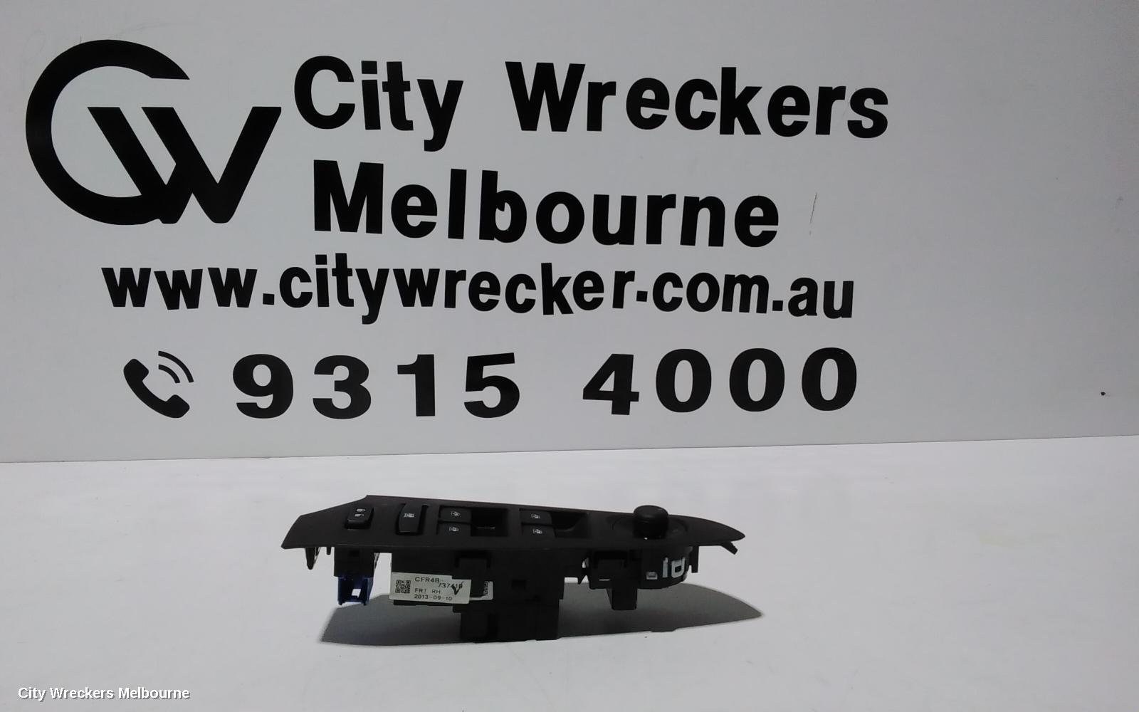 HOLDEN TRAX PWR DR WIND SWITCH, RH FRONT (MASTER SWITCH), TJ SERIES, 08/2013 - 12/2020