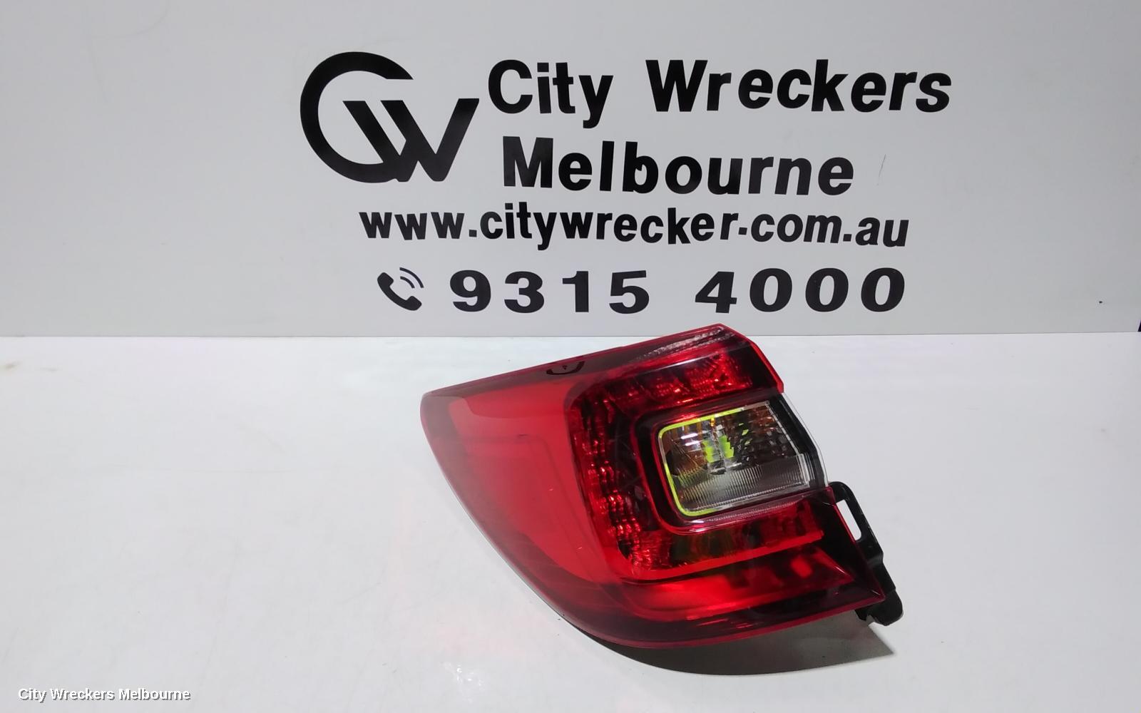 SUBARU OUTBACK LEFT TAILLIGHT, 6TH GEN, IN BODY, 08/2014 - 12/2020
