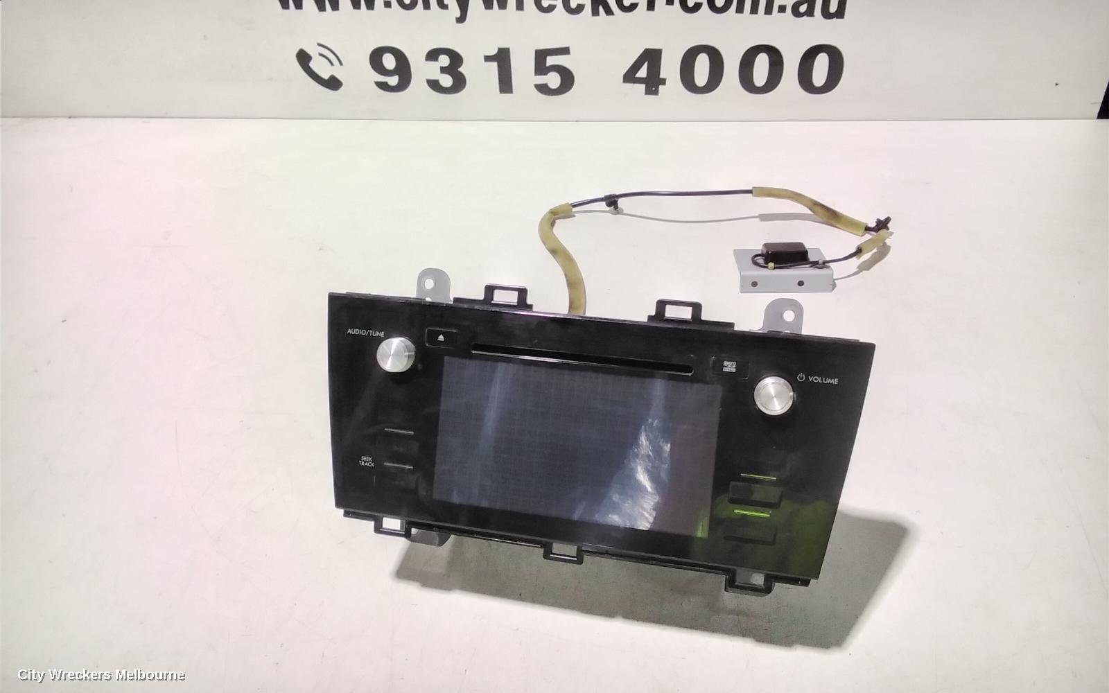 SUBARU OUTBACK RADIO/CD/DVD/SAT/TV, HEAD UNIT, SAT NAV TYPE, P/N ON FACE FB295KS, 6TH GEN, 08/2014 - 12/2020