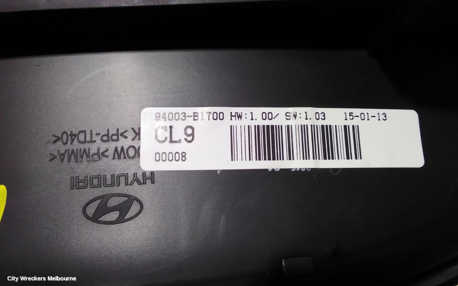 HYUNDAI GENESIS INSTRUMENT CLUSTER, DH, STANDARD TYPE, 11/2014 - 01/2018